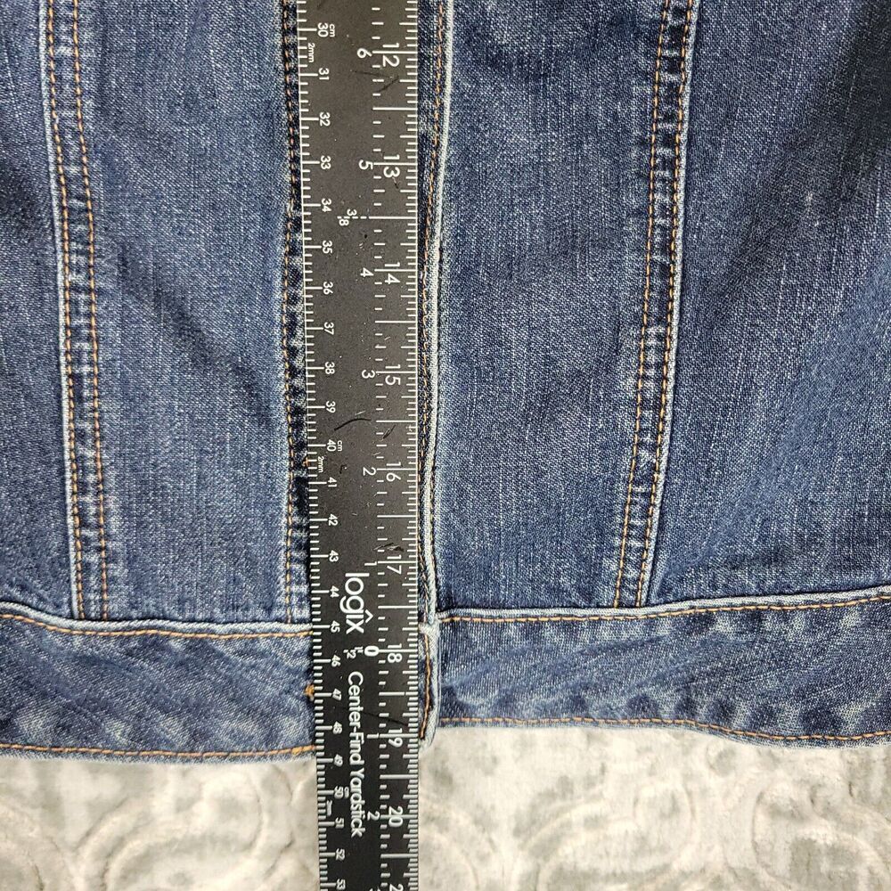 Vintage Guess Jeans Jacket Women's XS Blue Jean Authentic Originals USA Made - Picture 4 of 8